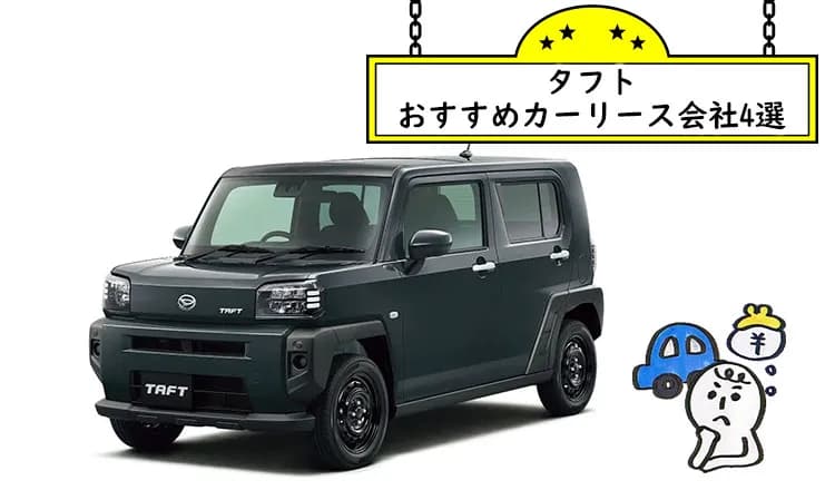 タフトをカーリースするならどこが安い？おすすめカーリース会社4選