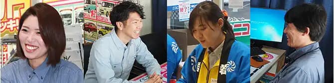 研修とノウハウ共有により、販売スタッフがマイカーリースをお客様にお伝えできる体制を整えている様子