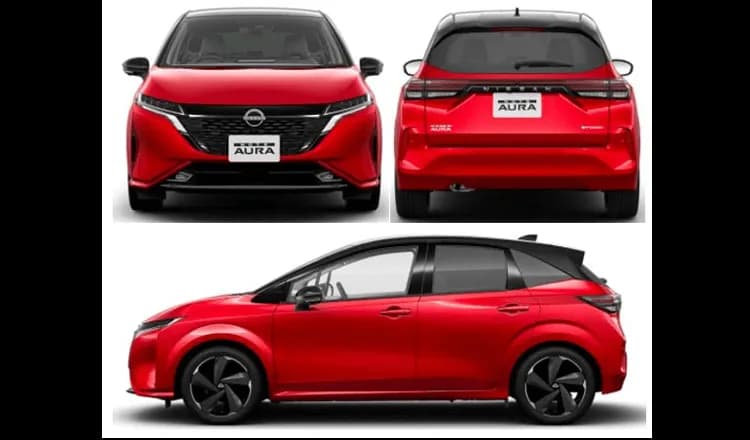 日産ノートの上級モデル、3ナンバーサイズの「オーラ」登場!解説