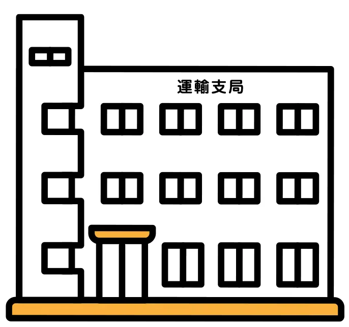 運輸支局へ