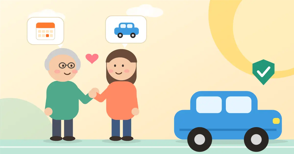 返納の時期と車の持ち方を家族で決めるイメージ
