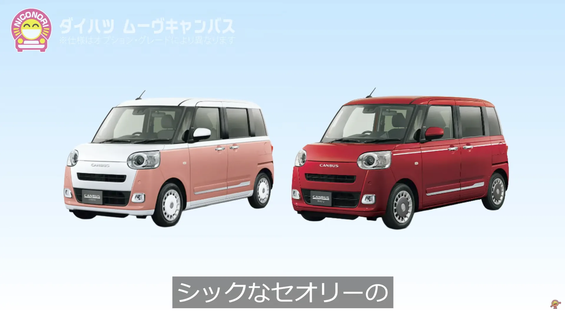 ムーヴキャンバス ストライプスG シャイニングホワイトパール×アプリコットピンクメタリック