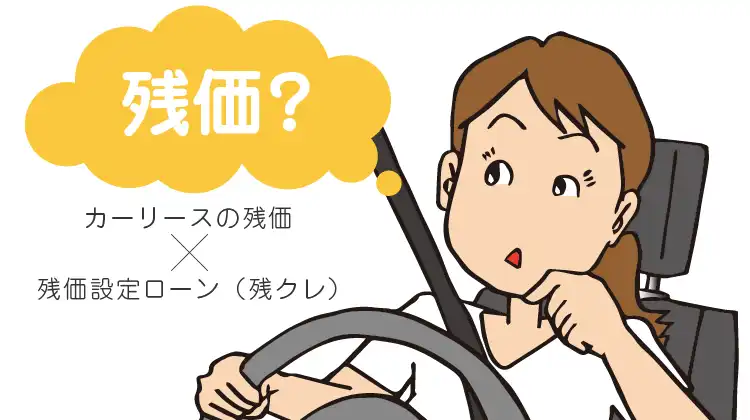 残価とは？カーリースの残価設定と残価設定ローン(残クレ)の違い