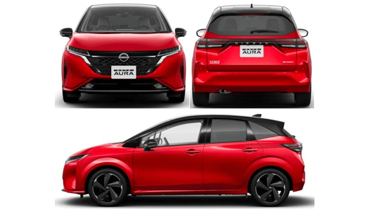 日産ノートの上級モデル、3ナンバーサイズの「オーラ」登場！解説