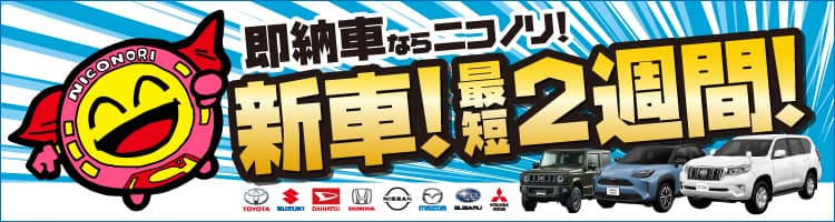 新車が月々5,500円~車のサブスクならカーリース部門3冠受賞のニコノリ